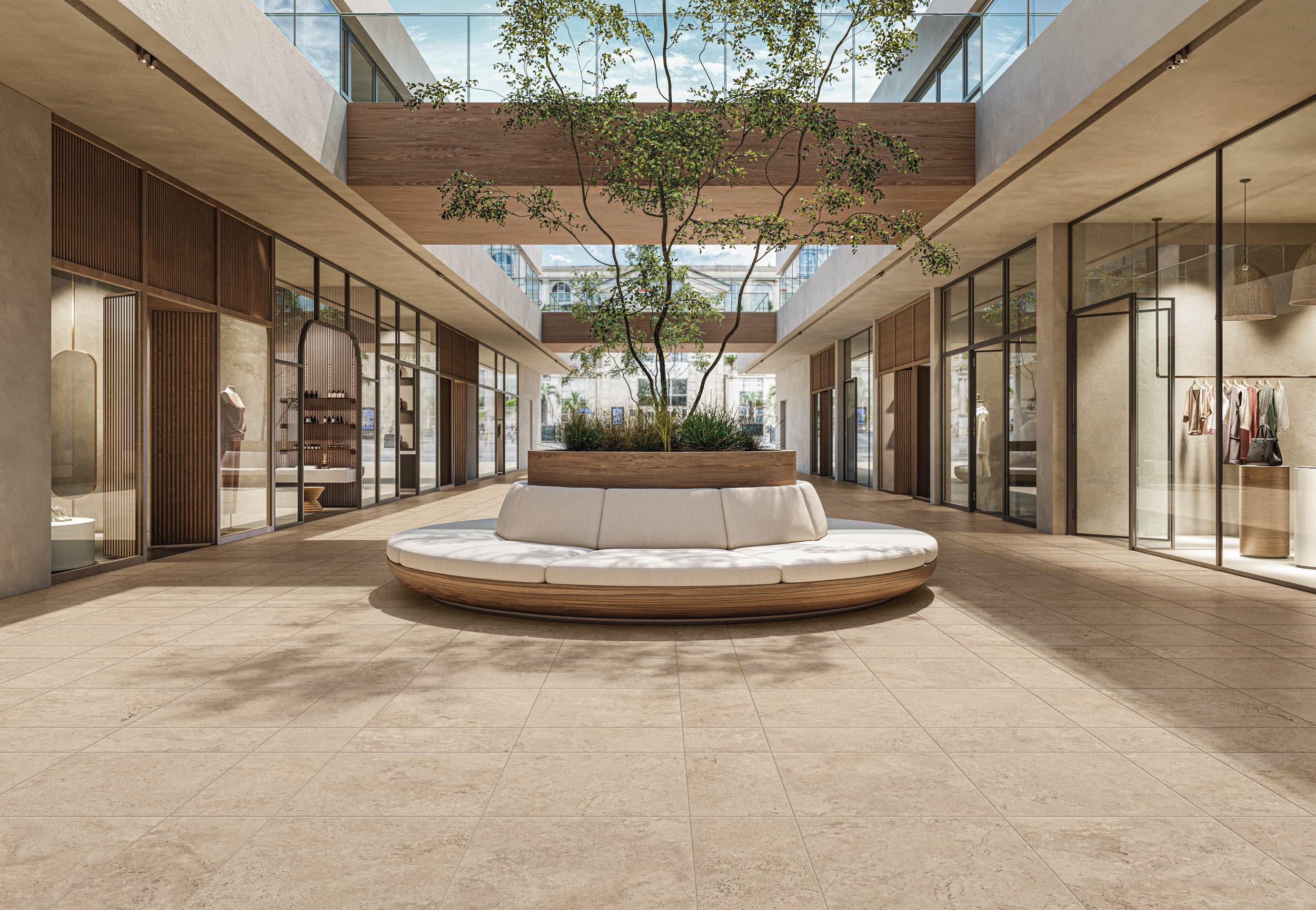 Tiber Natural composition modulaire 10x60 living 150x100