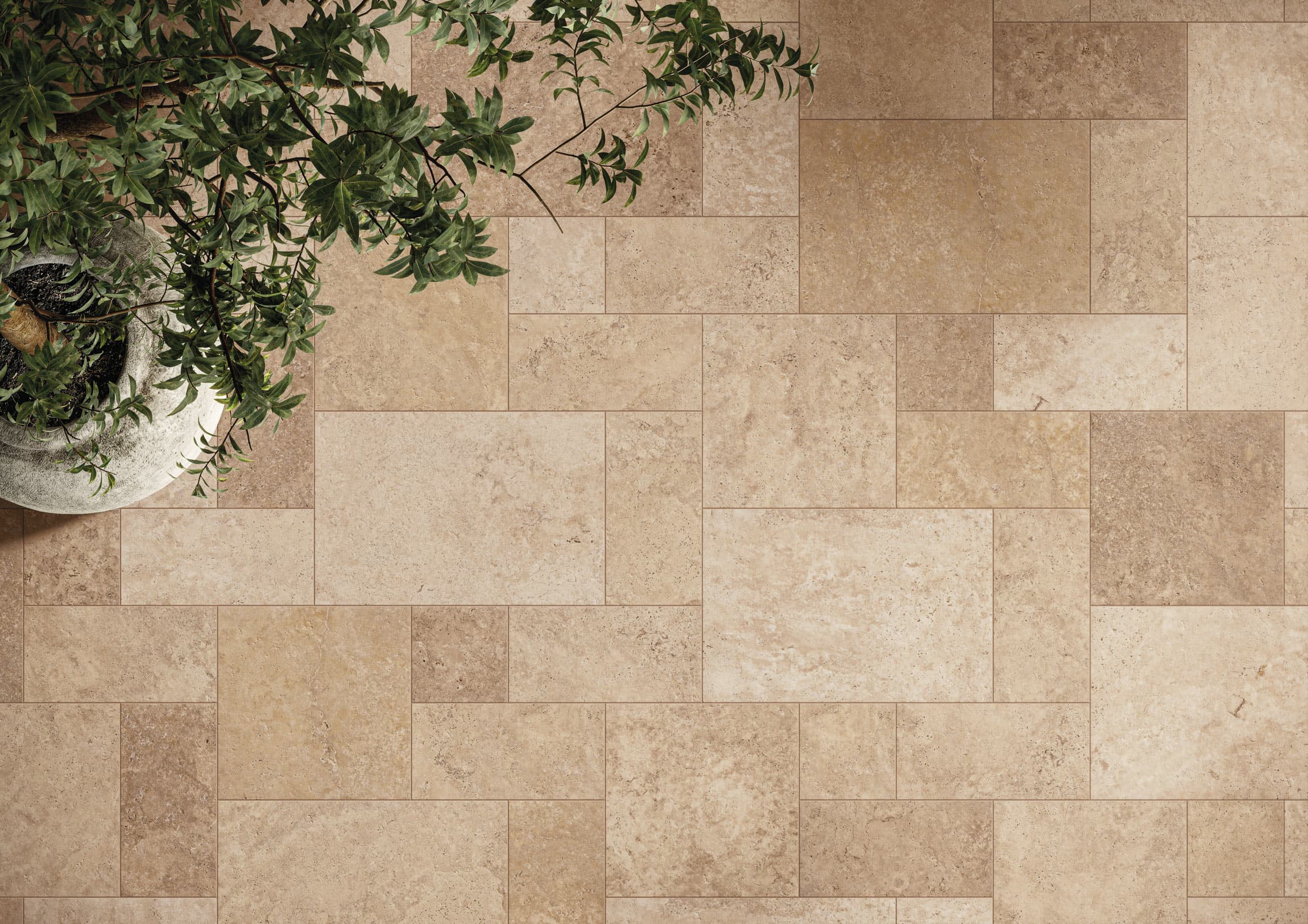 Tiber Natural composition modulaire 10x60 living 150x100