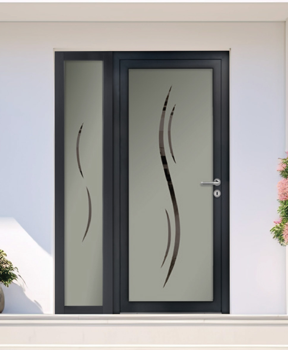 Porte PVC Vitridéco — Entrée vitrée lumineuse Limex International